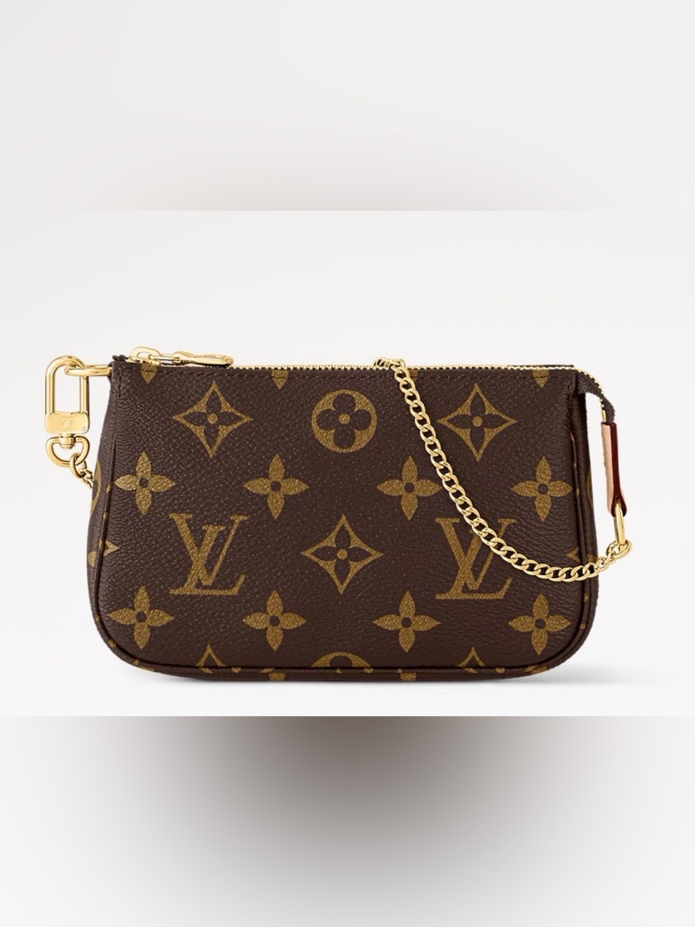 Louis Vuitton Monogram Chain Pochette in EUC! With Box, Dustbag